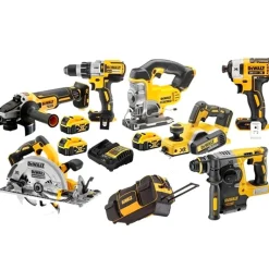 Kit Combo 7 Maquinas 18V + Mala Com Rodas DWST1-79210 Dewalt DCD996NPRO19