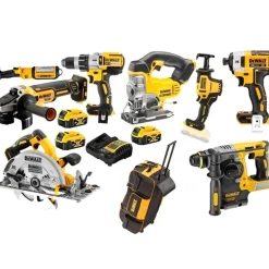 Kit Combo 7 Maquinas 18V + Mala Com Rodas DWST1-79210 Dewalt DCD996NPRO23