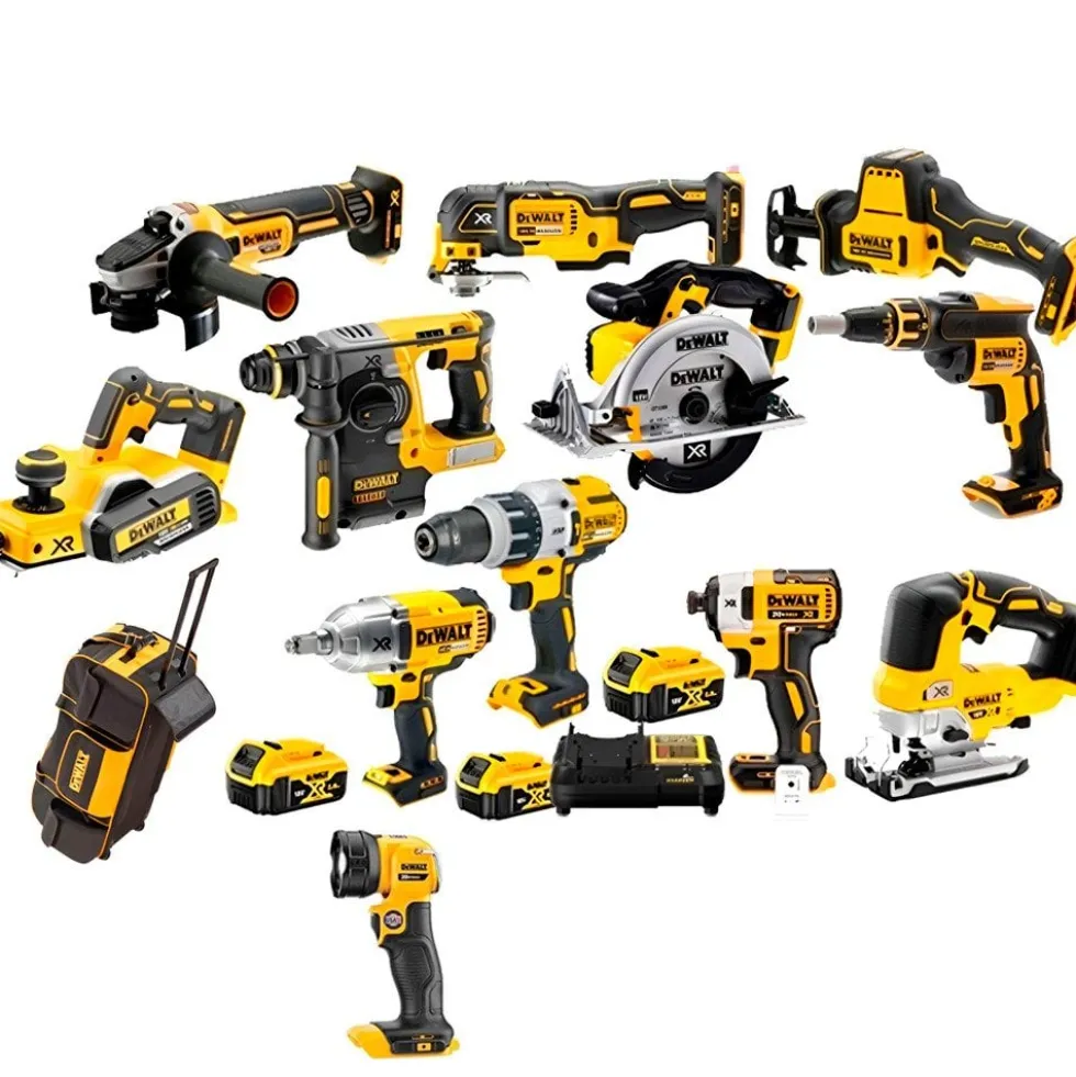 Kit Combo 12 Maquinas 18V + Mala Com Rodas DWST1-79210 Dewalt DCD996NPRO36