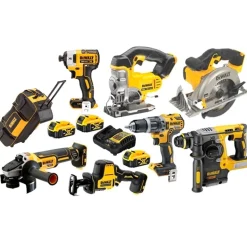Kit Combo 7 Maquinas 18V + Mala Com Rodas DWST1-79210 Dewalt DWK702