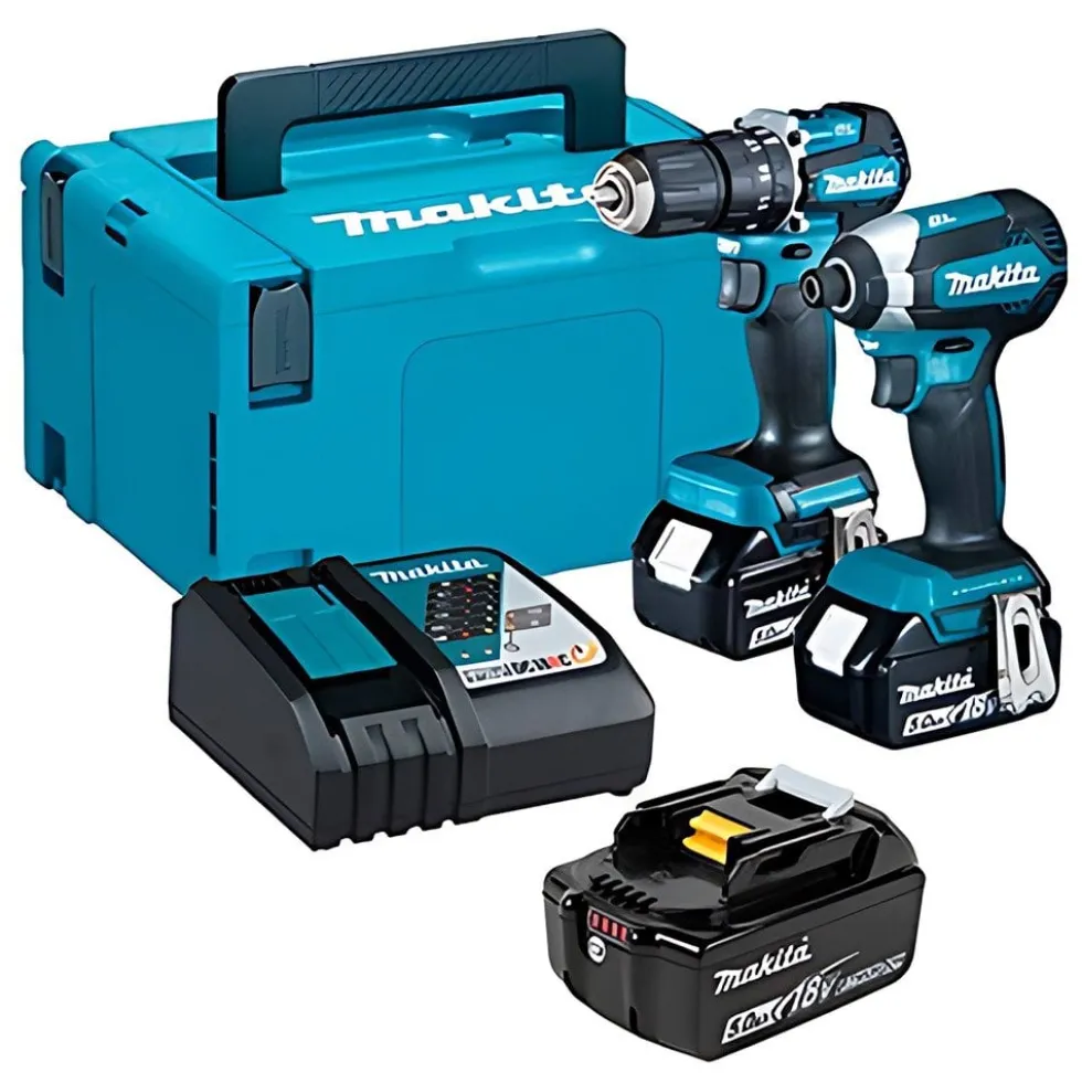 Kit Combo Máquinas 18V DHP487 + DTD153 Makita MKDLX2460T3J