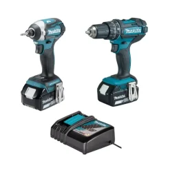Kit Combo 2 Máquinas 18V DHP482Z + DTD154Z Makita DHP482PRO5