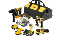 Kit Combo 6 Máquinas XR 12V S/Escovas Dewalt DCK611P1D2-QW
