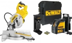 Kit Combo Serra de Esquadria DWS777 + Nível Laser DW088K PROMO