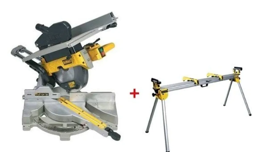 Kit Combo Serra de Esquadria 305mm D27112 + Bancada DE7023 Dewalt CPROF109