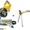 Kit Combo Serra de Esquadria 216mm + Bancada Dewalt CPROF473