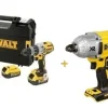 Kit Combo 18V Berbequim Combinado + Chave de Impacto Dewalt CPROF499