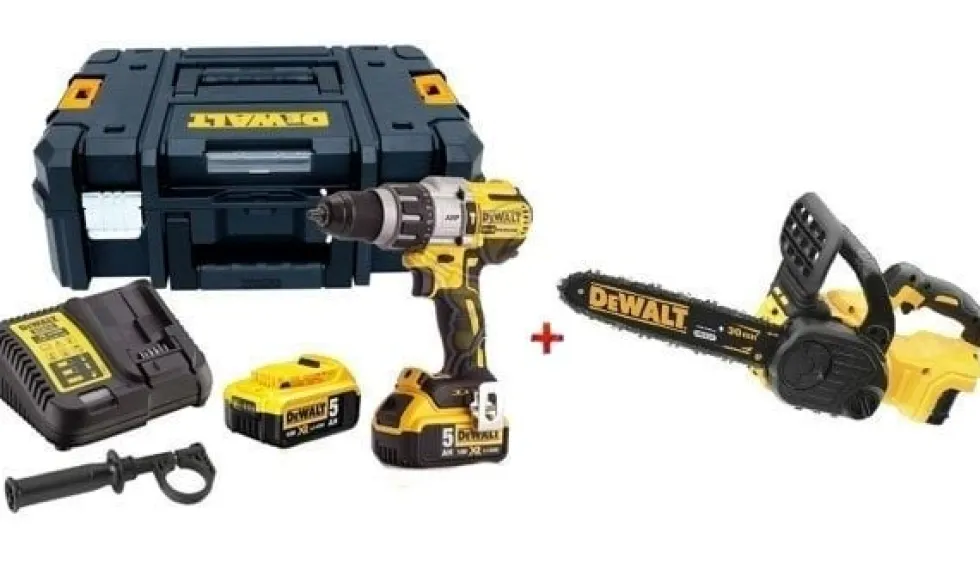 Kit Combo 18V Berbequim Combinado + Eletroserra Dewalt CPROF446
