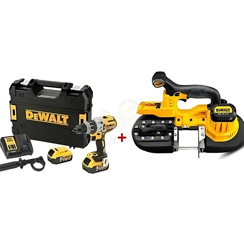 Kit Combo 18V Berbequim Combinado + Serra de FIta Dewalt CPROF227