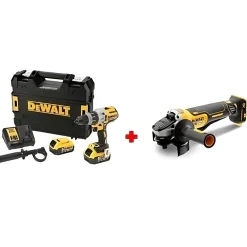 Kit Combo 18V Berbequim Combinado + Rebarbadora 125mm Dewalt CPROF464
