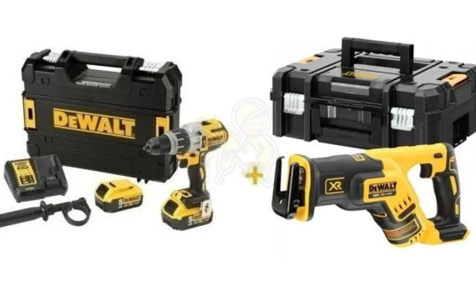 Kit Combo 18V Berbequim Combinado + Serra de Sabre Dewalt CPROF427