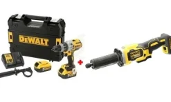 Kit Combo 18V Berbequim Combinado + Rectificadora 38mm Dewalt CPROF445