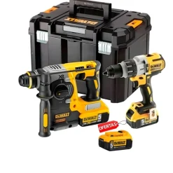 Kit Combo 18V Berbequim DCD996 Martelo DCH273 Dewalt DCK229P2T