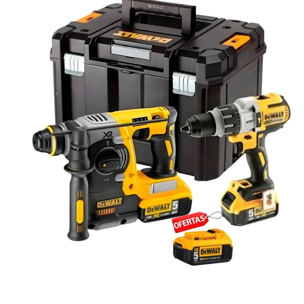 Kit Combo 18V Berbequim DCD996 Martelo DCH273 Dewalt DCK229P2T
