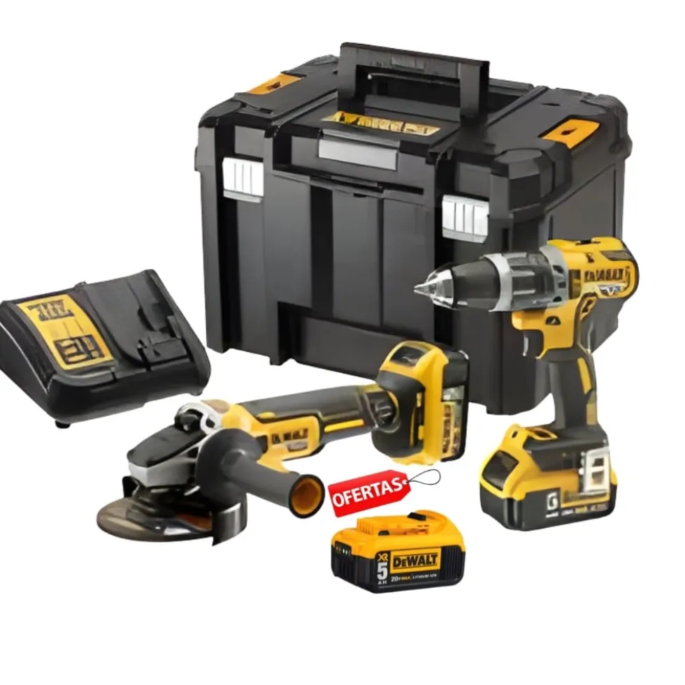 Kit Combo 18V DCD796 + DCG405 DeWalt DCK2080P2T
