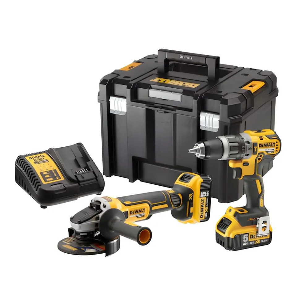 Kit Combo 18V DCD796 + DCG405 DeWalt DCK2080P2T-QW