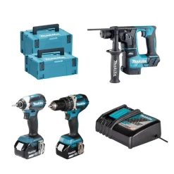 Kit Combo 18V DHP484Z + DTD153Z + DHR171Z Makita DHP484PRO8