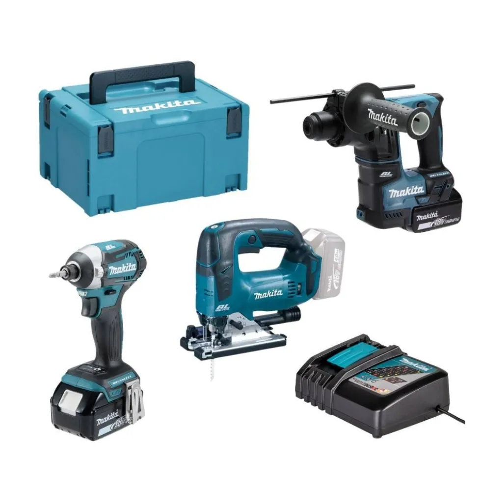 Kit Combo 18V DHR171Z + DJV182Z + DTD154Z Makita DHR171PRO5