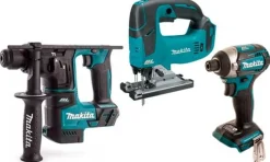 Kit Combo 18V DHR171Z + DJV182Z + DTD154Z Makita DHR171PRO5