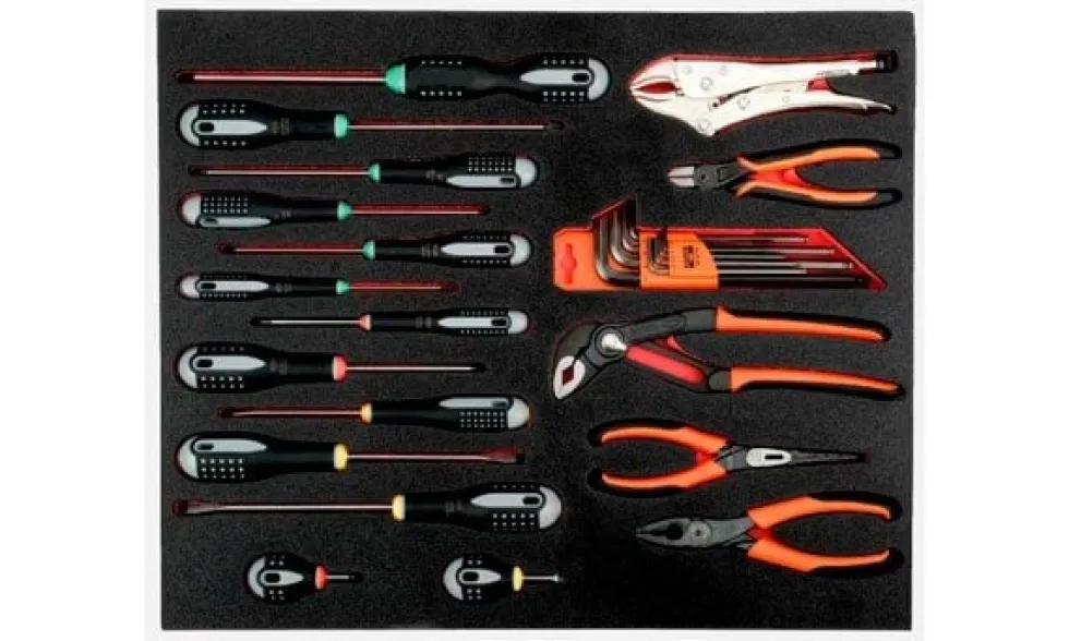 Kit de Ferramentas Modulo de Espuma 27 Peças Bahco FF1A5001