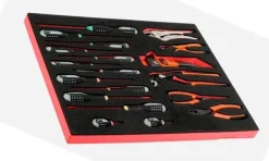 Kit de Ferramentas Modulo de Espuma 27 Peças Bahco FF1A5001