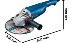 Kit de 2 Rebarbadoras GWS 20-230 P + GWS 1400 Bosch 0601824805