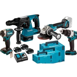 Kit DHP481Z + DHR243Z + DTD154Z + DGA504Z Makita DHP482PRO17