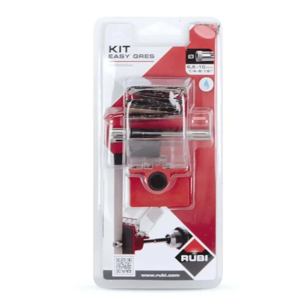 Kit Easy Gres Broca 6,5 e 10 MM Rubi 4909