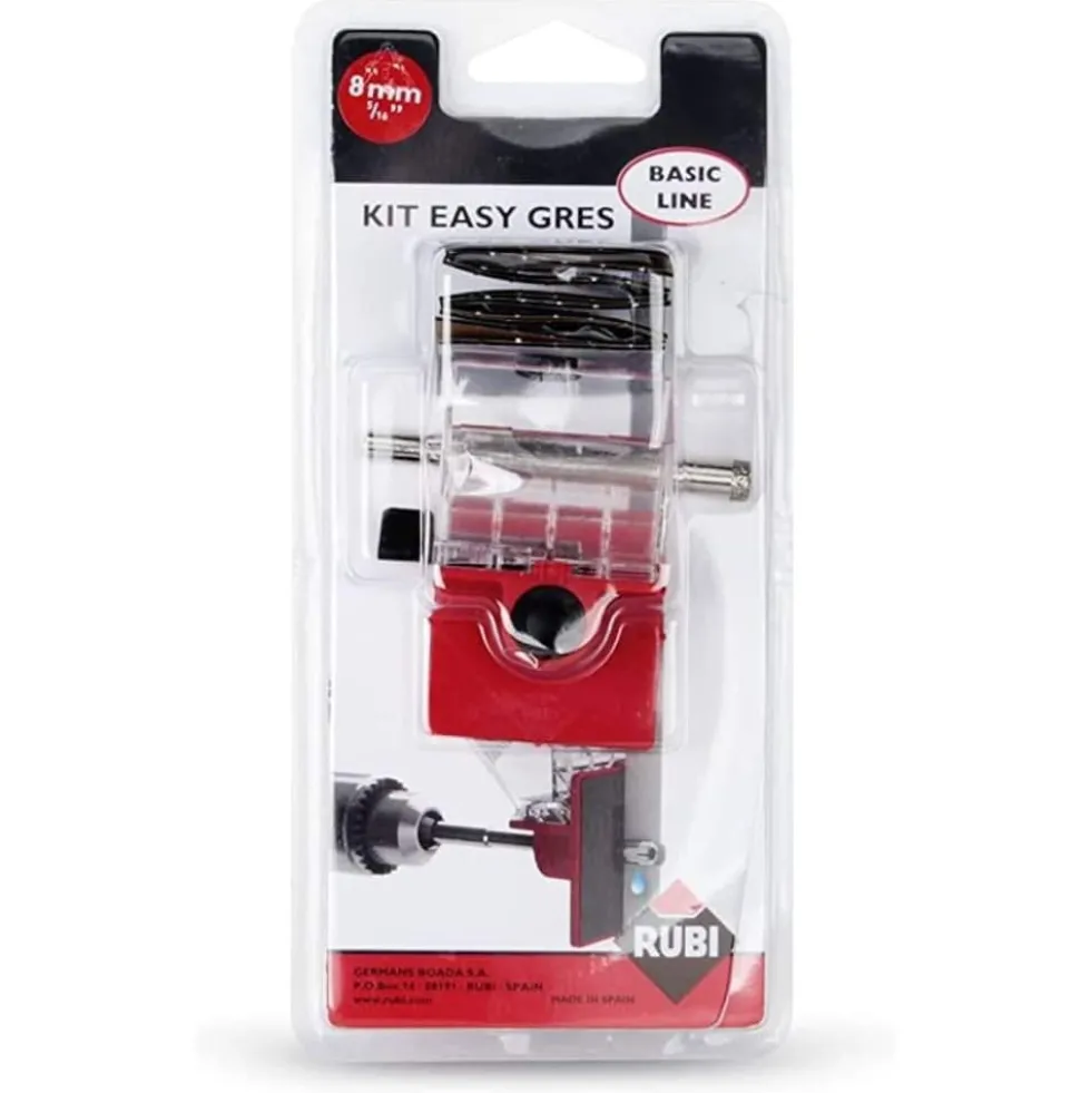Kit Easy Gres Broca 8 MM Rubi 4928