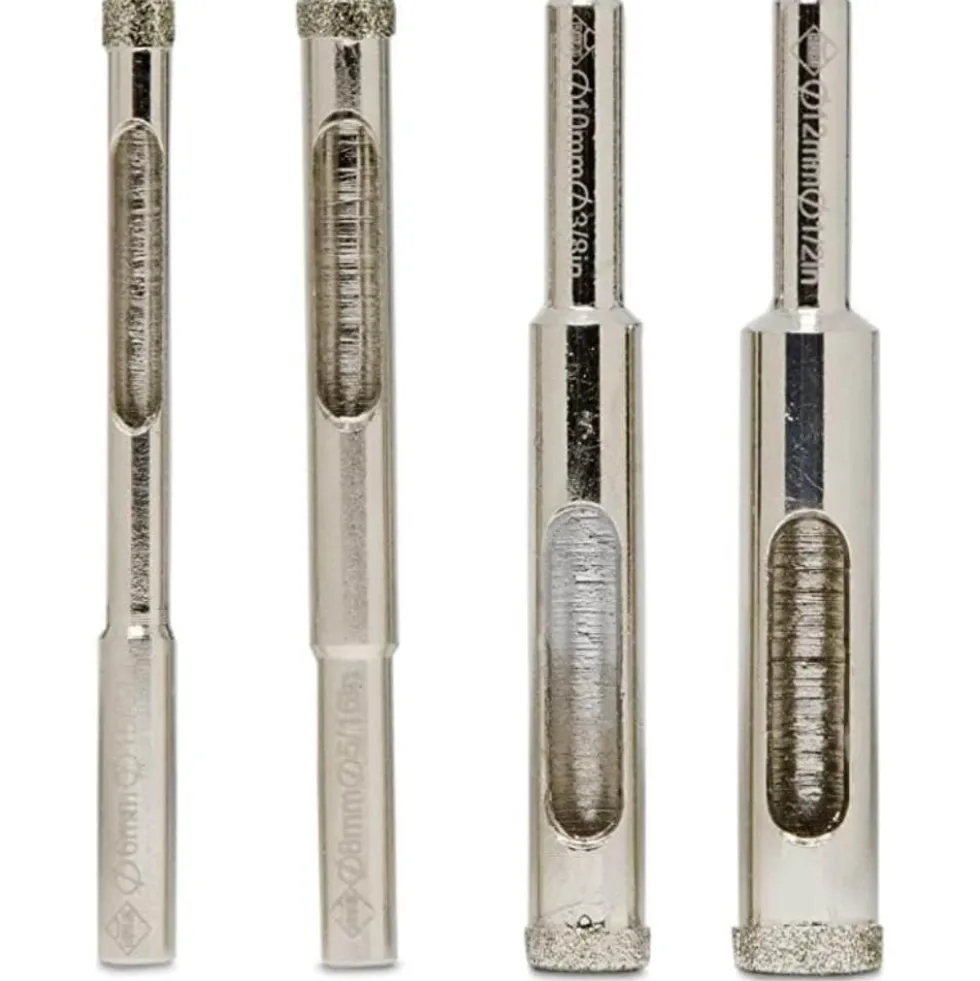 Kit EASY GRES Brocas 6, 8, 10 e 12 mm Rubi 4904