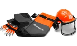 Kit EPI com Calças e Luvas e Capacete Husqvarna 529520101