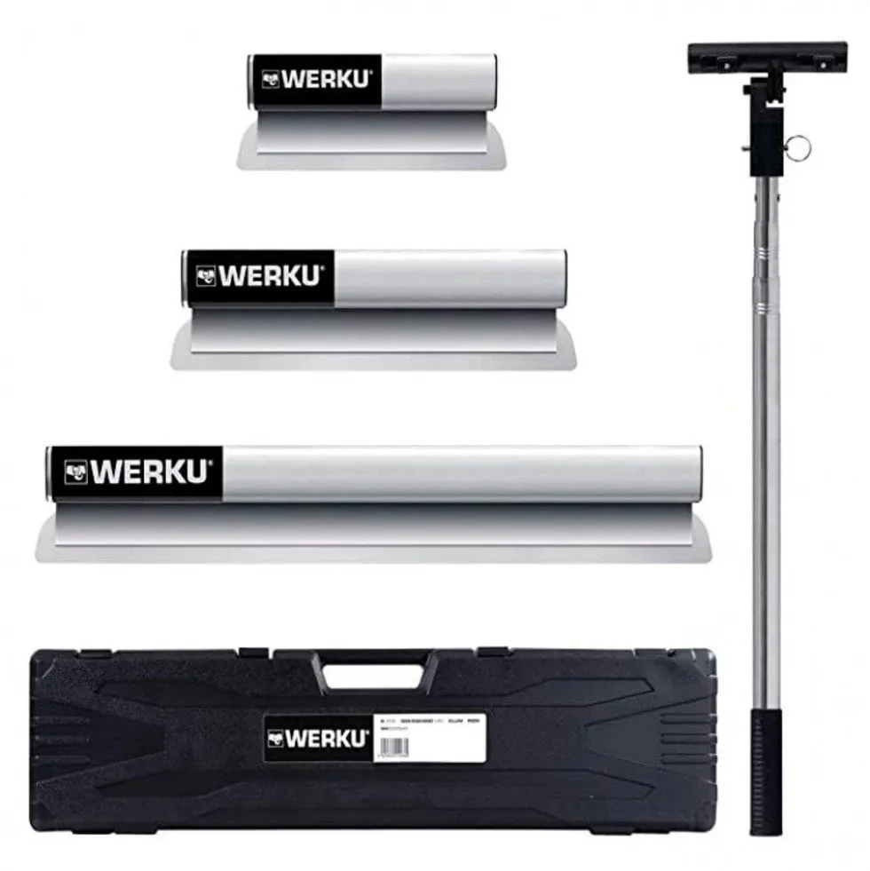 Kit Espátulas Inox com Cabo Telescópico WERKU WK602540