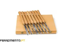 Kit 8 ferramentas de tornear madeira Holzstar 5931011