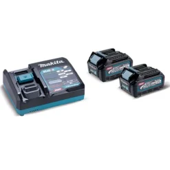 Kit Fonte Alimentação 40Vmax 2.5Ah Baterias e Carregador Makita 191J39-5