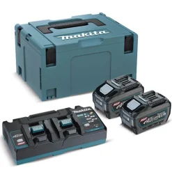 Kit Fonte Alimentação XGT 2 x 5AH + Makita DC40RB (MAKPAC)