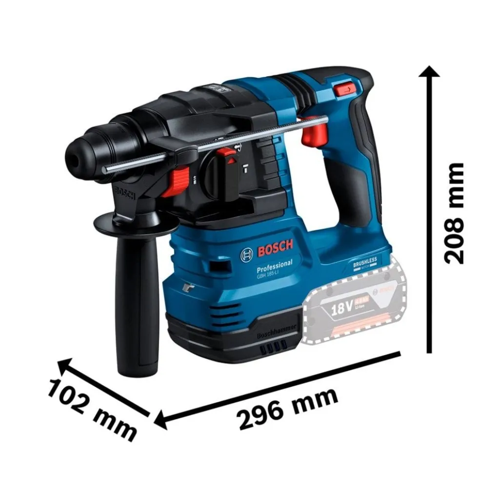 Kit GBH 18V-22 + GSR 18V-65 + GWS 18V-8 Bosch 0615A5009G