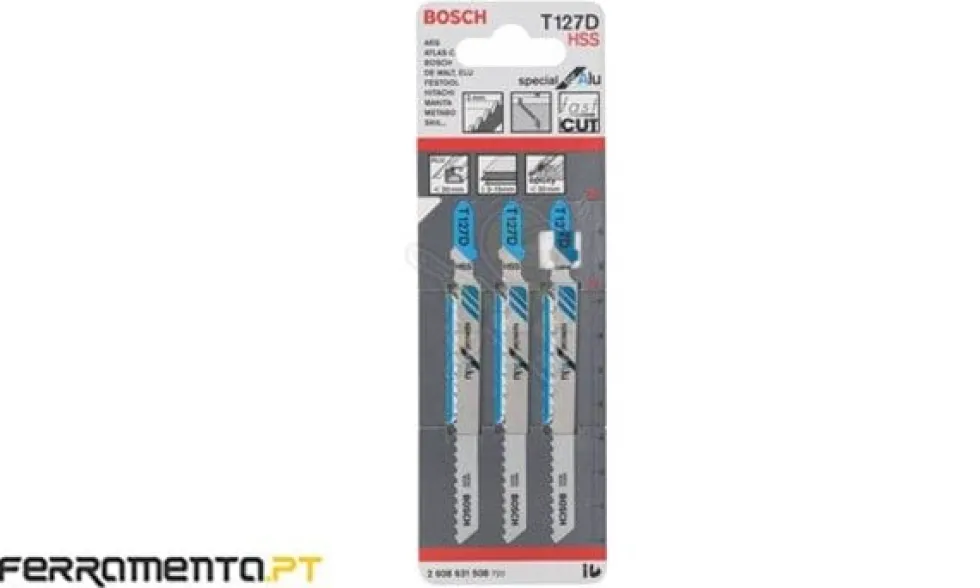 Kit 3 Lâminas T 127 D Special for Alu Bosch 2608631508