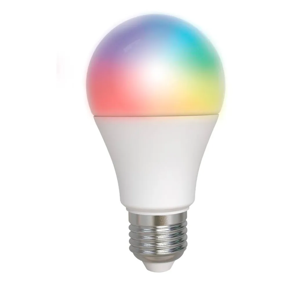 Kit 2 Lâmpadas LED inteligente WiFi LED E27 Energeeks EG-BWA608WP2001