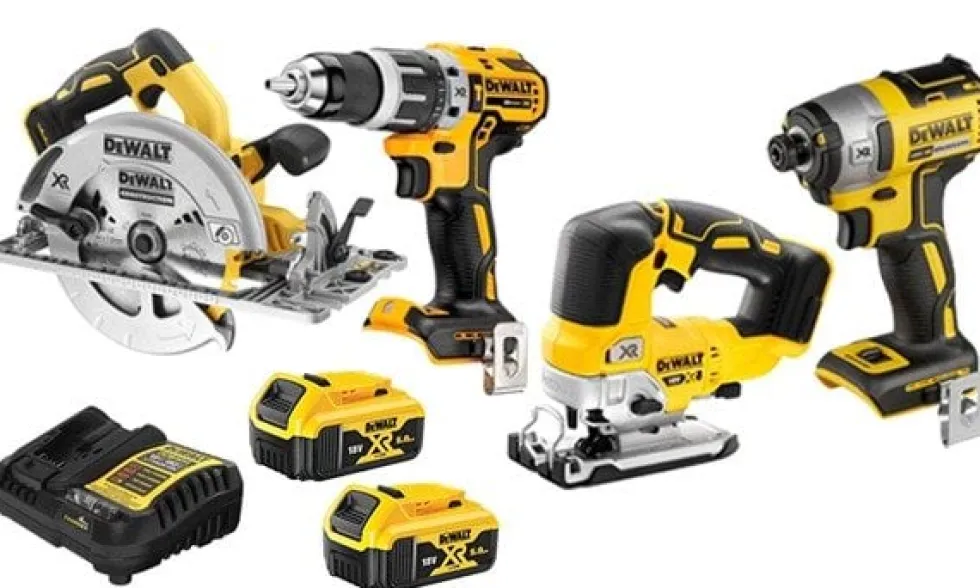 Kit 4 Maquinas 18V DCD796 + DCS334 + DCS572 + DCF887 Dewalt DCD796NPRO17