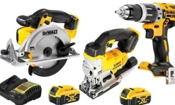 Kit 3 Maquinas 18V DCD796NT + DCS334N + DCS391N Dewalt DCD796NPRO14