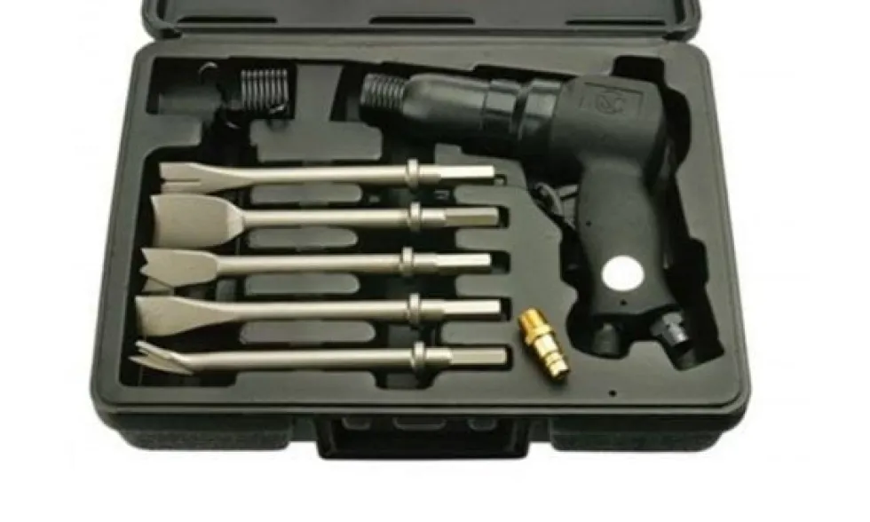 Kit Martelo Pneumático c/ 5 Cinzeis Rodcraft 5120