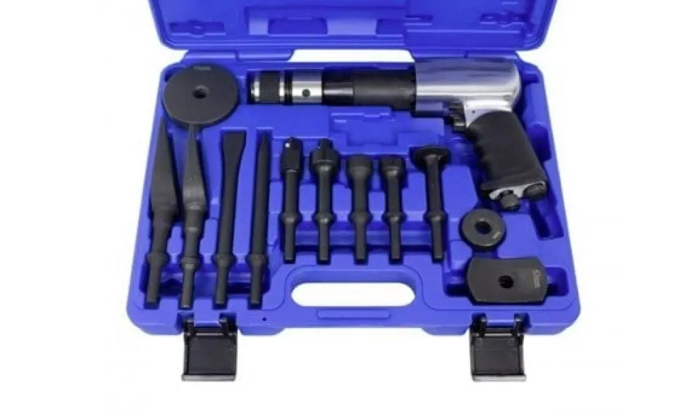 Kit Martelo Pneumático 14Pcs Kroftools 9283