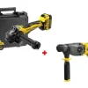 Kit Martelo SDS PLUS + Rebarbadora 125mm V20 Stanley CPROF738
