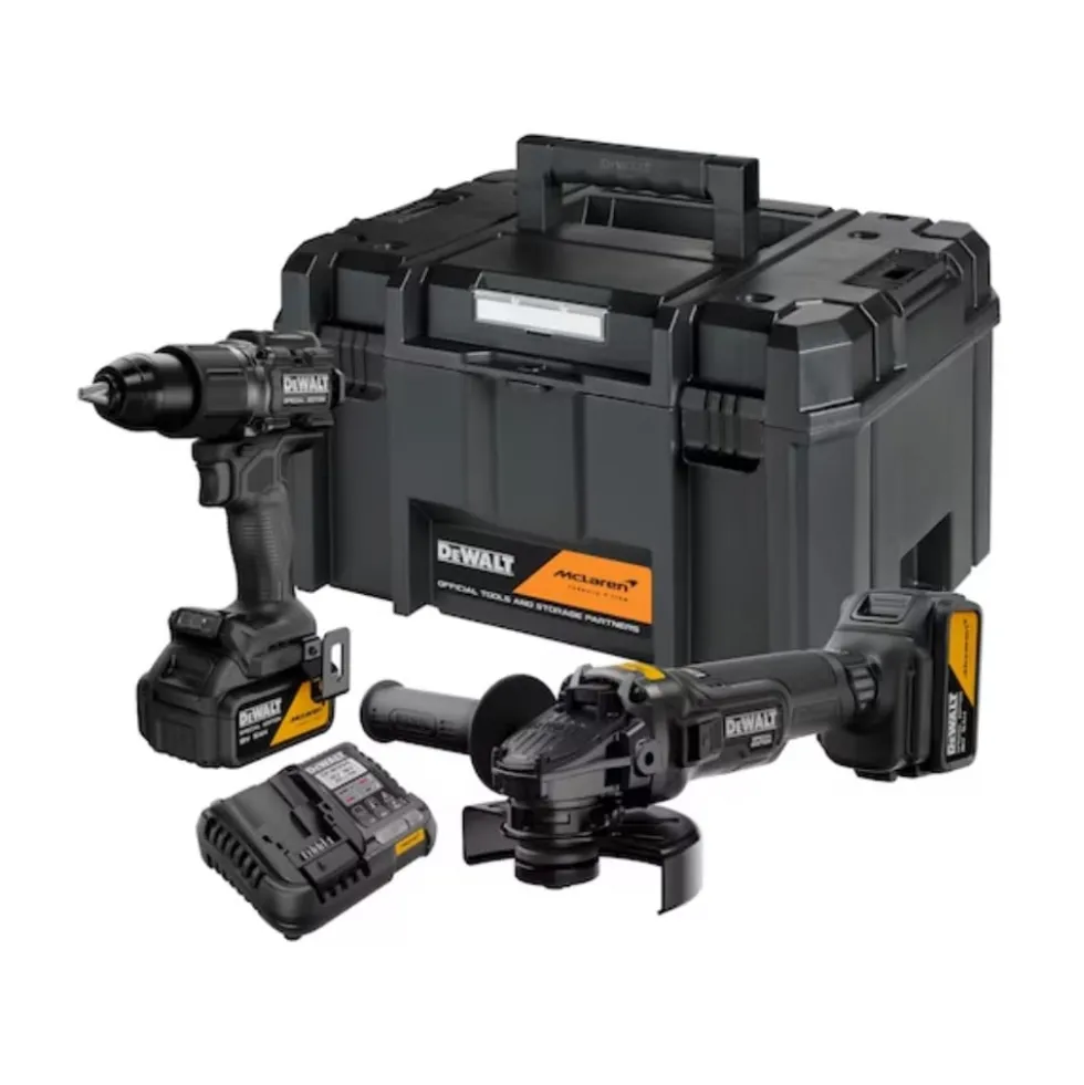 KIT McLaren Aparafusadora DCD86M+ Rebarbadora DCG45M Dewalt DCK2223MP2T-QW