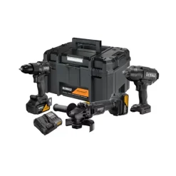 KIT McLaren Berbequim Percussão + Rebarbadora XR 18V DeWalt DCK3222MP2T-QW