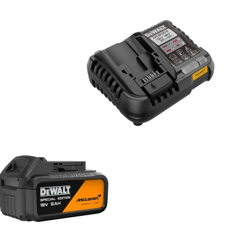 KIT McLaren Berbequim Percussão + Rebarbadora XR 18V DeWalt DCK3222MP2T-QW