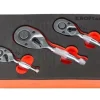 Kit mini roquetes 1/4”, 3/8”,1/2” 3 peças Kroftools 8557