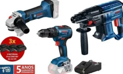 Kit 3 Máquinas Full Charge 18V Bosch XL2