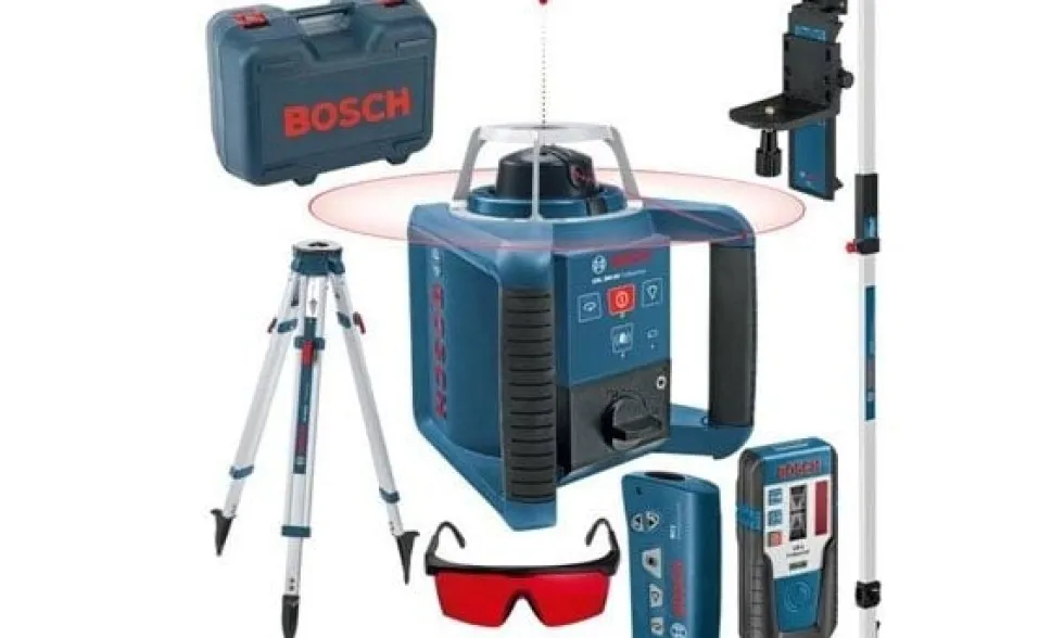 Kit Nível Giratório 300m Bosch GRL 300 HV Professional Promo
