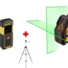 Kit Nível laser DW088CG + Medidor DW033-XJ + Tripé 1-77-201